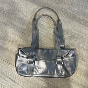 Kenneth Cole Reaction Leather Handbag Metallic